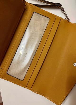 Cartera billetera Parfois efecto piel serpiente