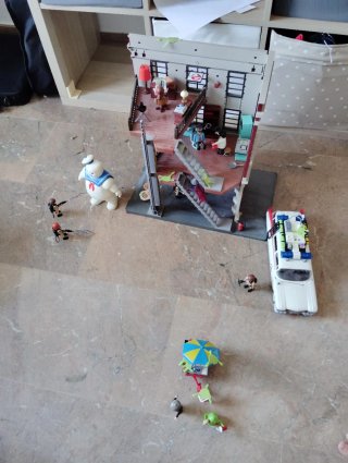 Playmobil Cazafantasmas Casa, Coche, Personajes
