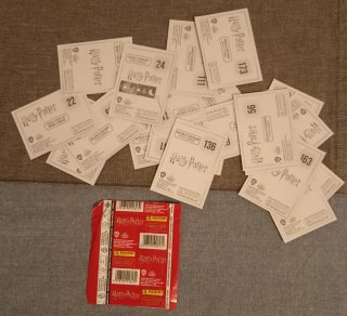 20 figurine Harry Potter Panini + 1 nuovo