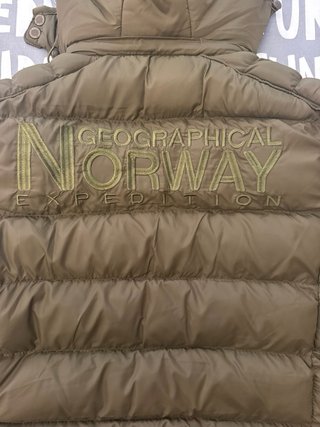 Abrigo Geographical Norway verde oliva