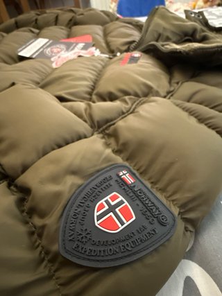 Abrigo Geographical Norway verde oliva