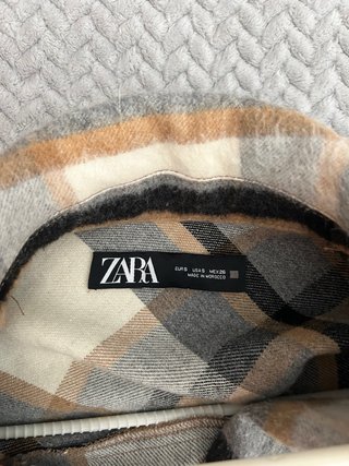 Chaqueta Zara cuadros