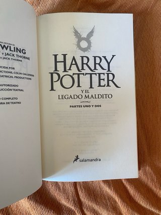 Harry Potter y el legado maldito Partes uno y dos