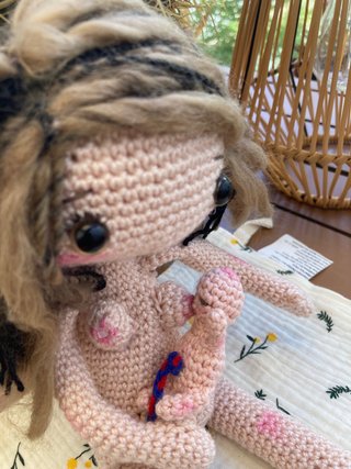 Muñeca Amigurumi Parto