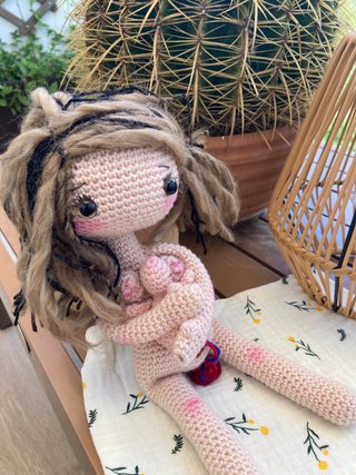 Muñeca Amigurumi Parto