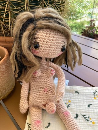 Muñeca Amigurumi Parto