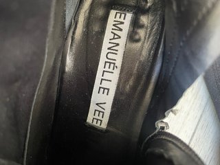 Stivali alti Emanuelle Vee neri e verdi