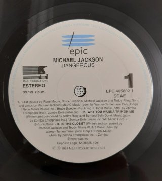 Vinilo 2LP Michael Jackson Dangerous 1991