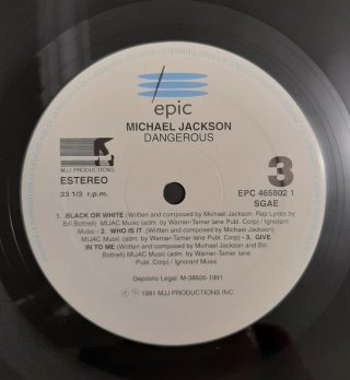 Vinilo 2LP Michael Jackson Dangerous 1991