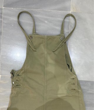 Mono vaquero mujer verde oliva