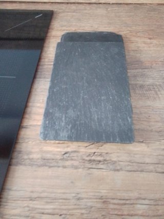 Platos de pizarra negros