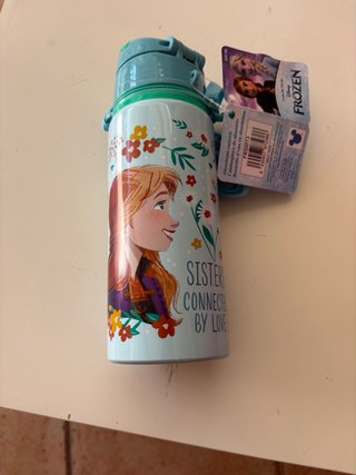 Botella Agua Frozen Sisters Connected by Love