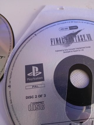 Final Fantasy VII Platinum PS1 - 3 Discos