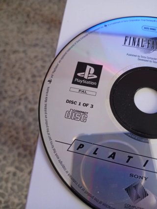 Final Fantasy VII Platinum PS1 - 3 Discos