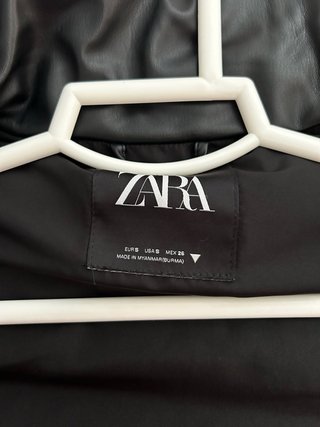 Chaleco acolchado Zara negro