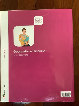 Libro escolar de geografía e historia, 1 ESO