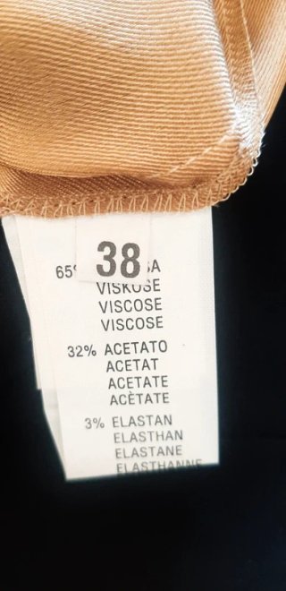 Abito CLIPS viscosa e pizzo nero Made in Italy