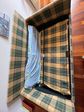 Sofá Cama 2 Plazas con colchón Viscoelástico