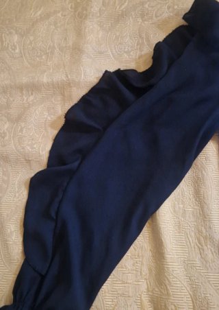 Vestito donna fantasia maculata maniche nere