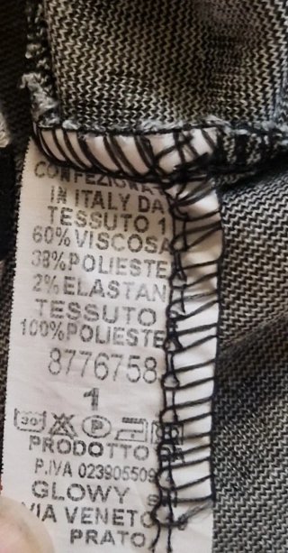 Vestito donna fantasia maculata maniche nere