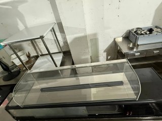 Expositor refrigerado cristal curvo