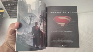 El Hombre de Acero Blu-ray + DVD + Libro