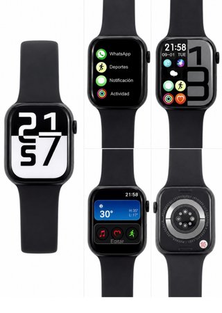 Reloj Digital Inteligente Negro