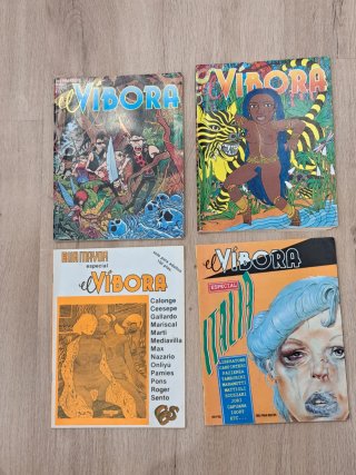 Lote 12 revistas el víbora