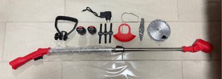 Desbrozadora a batería + Accesorios