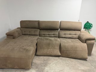 Sofá Chaise Longue Eléctrico Beige