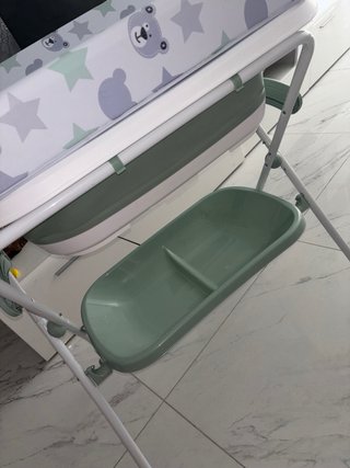 Bañera cambiador bebé plegable