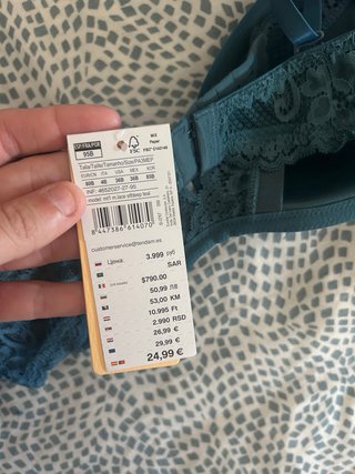 Sujetador Lactancia 95B Teal