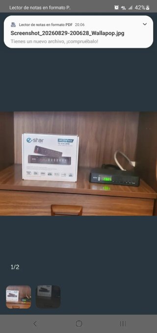 Decodificador TDT E-star T2-618 UHD