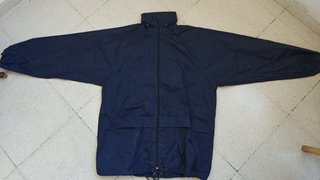 Chubasquero moto azul