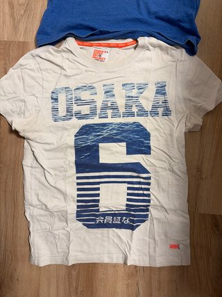 Camiseta Superdry Osaka 6 Blanca