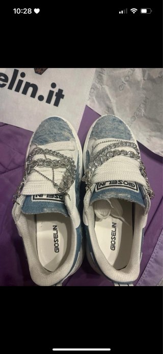 Gioselin Sneakers Donna Blu/Argento