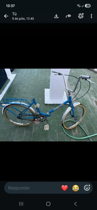 Bicicleta BH Happy Clásica Azul