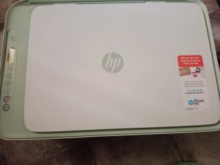 Impresora HP Blanca y Verde