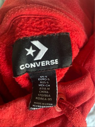 Sudadera Converse Roja