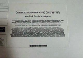 MacBook Pro 14 M1 Pro 10-Core 16 GB RAM 1 TB SSD