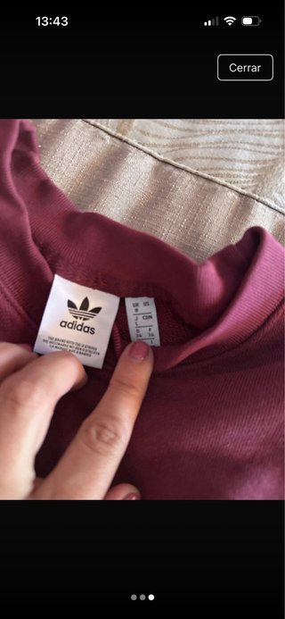 Sudadera Adidas Roja unisex