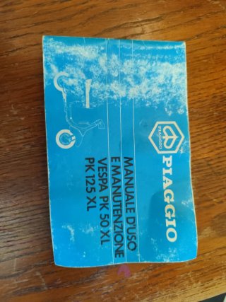 Libretto Uso e Manutenzione Vespa Piaggio PK 50/12