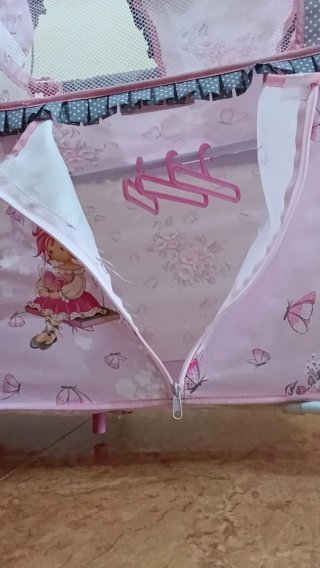 Armario/Cambiador Muñecas Rosa