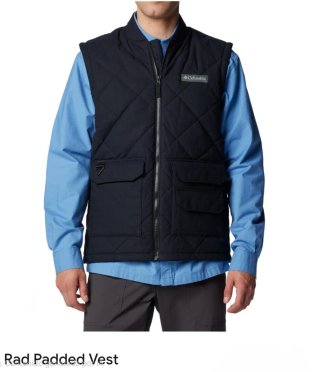 Chaleco Columbia Rad Padded Vest Negro