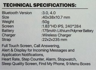 Smartwatch W26 Negro