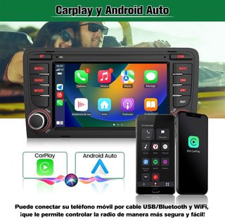 Radio Audi A3 Carplay/Android Auto