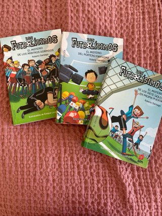 Pack de los primeros 3 libros de los futbolisimos.
