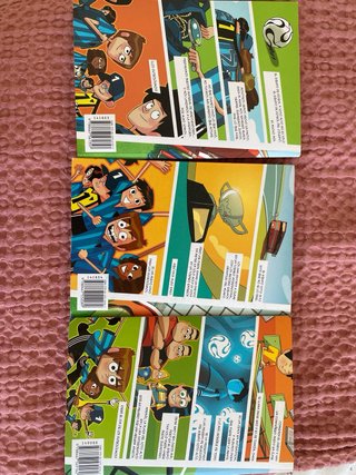 Pack de los primeros 3 libros de los futbolisimos.
