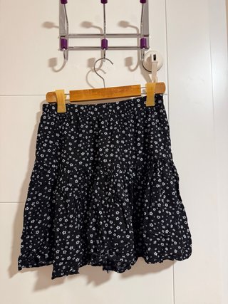 Falda corta estampada