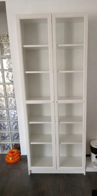 Vitrina BILLY OXBERG IKEA cristal doble